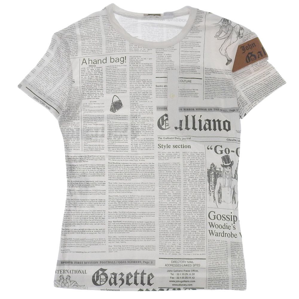 JOHN GALLIANO ジョンガリアーノ 初期 海賊 ニットセーター 灰 S