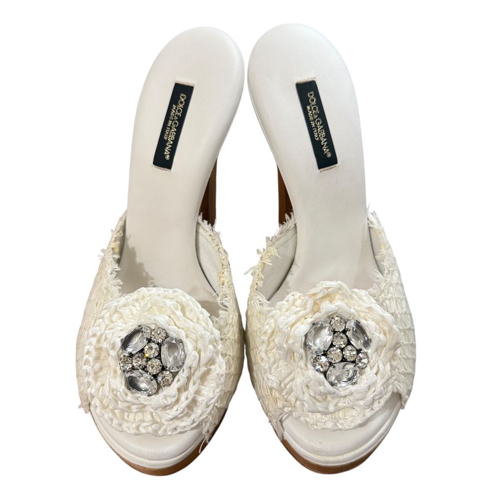 美品 DOLCE&GABBANA ドルチェ&ガッバーナ ビジュー コサージュ