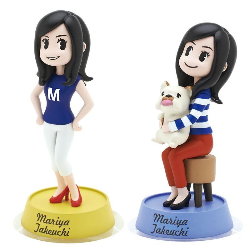 竹内まりや グッズ まりやちゃん フィギュア 2体セット（立ち