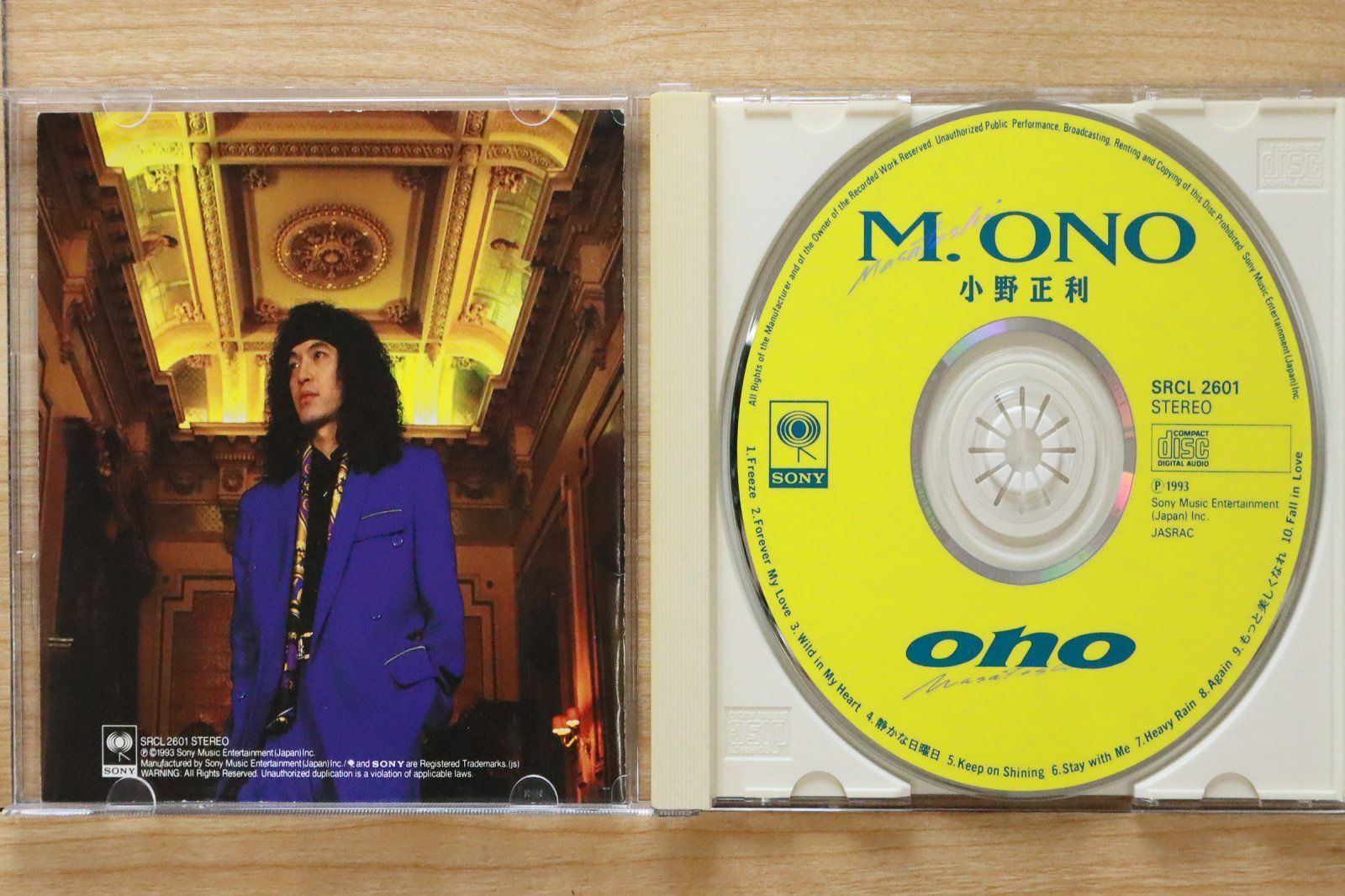 国内盤CD☆小野正利/Masatoshi Ono□ M.ONO 【SRCL2601/4988009260129