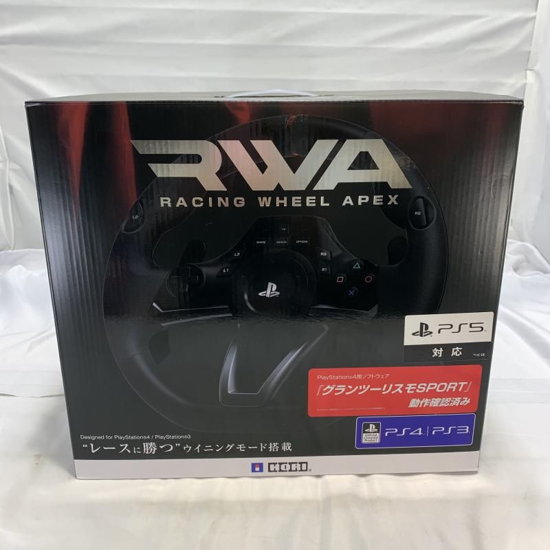 【中古】ｹﾞｰﾑOP）HORI Racing Wheel Apex for PlayStation4 ハンコン PS4[19]