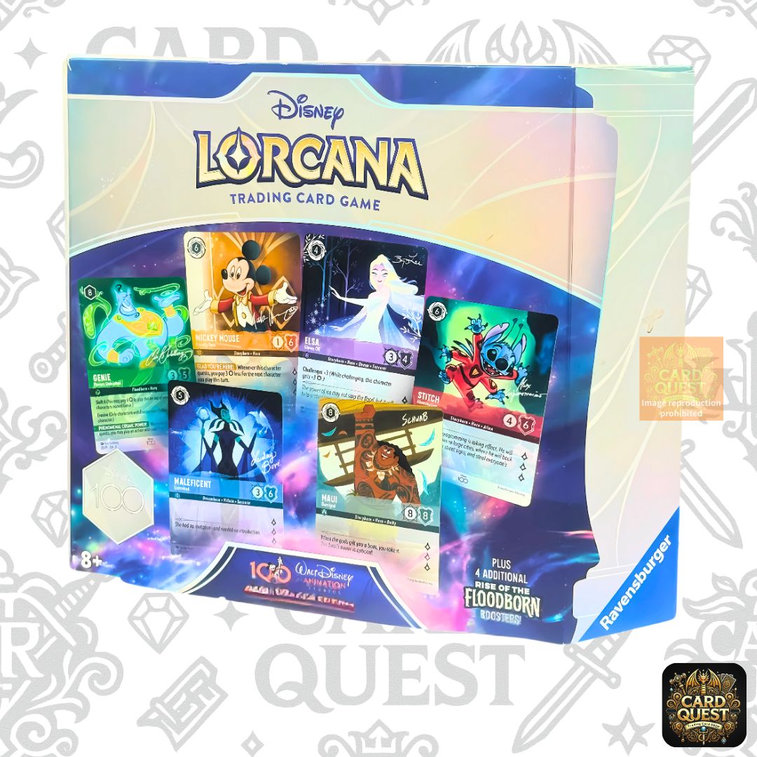 フォローで5％OFF ｜ Disney Lorcana Disney100 Collector’s Edition｜ロルカナ ディズニー100周年 コレクターエディション 英語版 ロルカナプロモ6枚 豪華BOX
