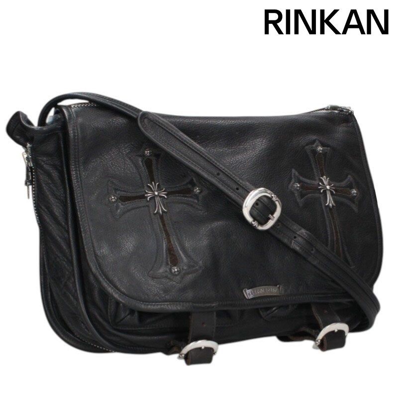 クロムハーツ SHOULDER BAG-LARGE スモールCHクロス装飾ガン