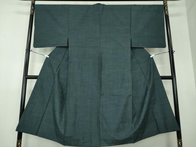 平和屋着物●男性 紬 80亀甲 総詰め 正絹 DAAX4268ps