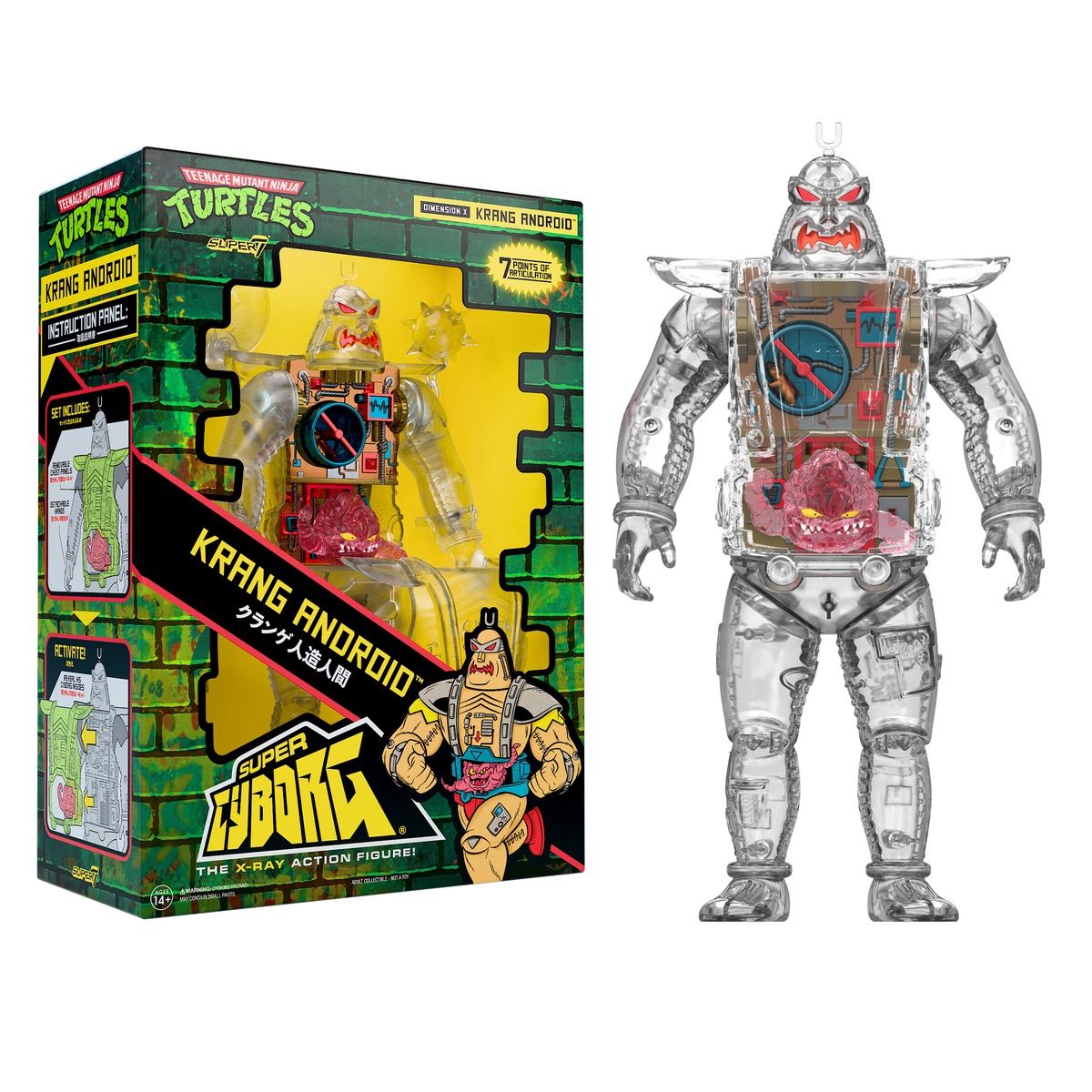 TMNT タートルズ クランゲ＆アンドロイドボディ スーパーサイボーグ/ TMNT クランゲ with アンドロイドボディ