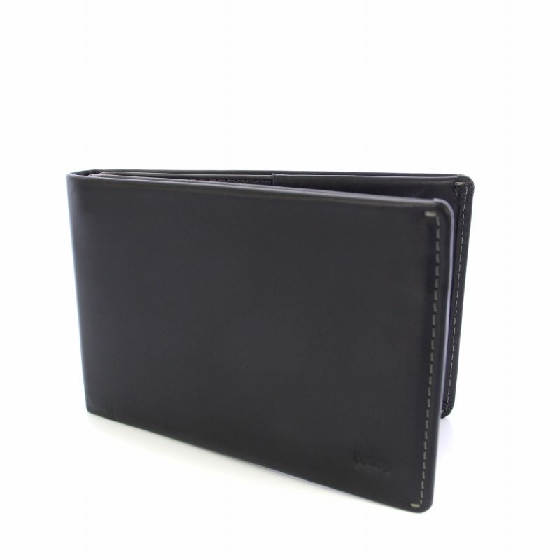 ベルロイ Bellroy 二つ折り財布 マネークリップ レザー 黒 /TK