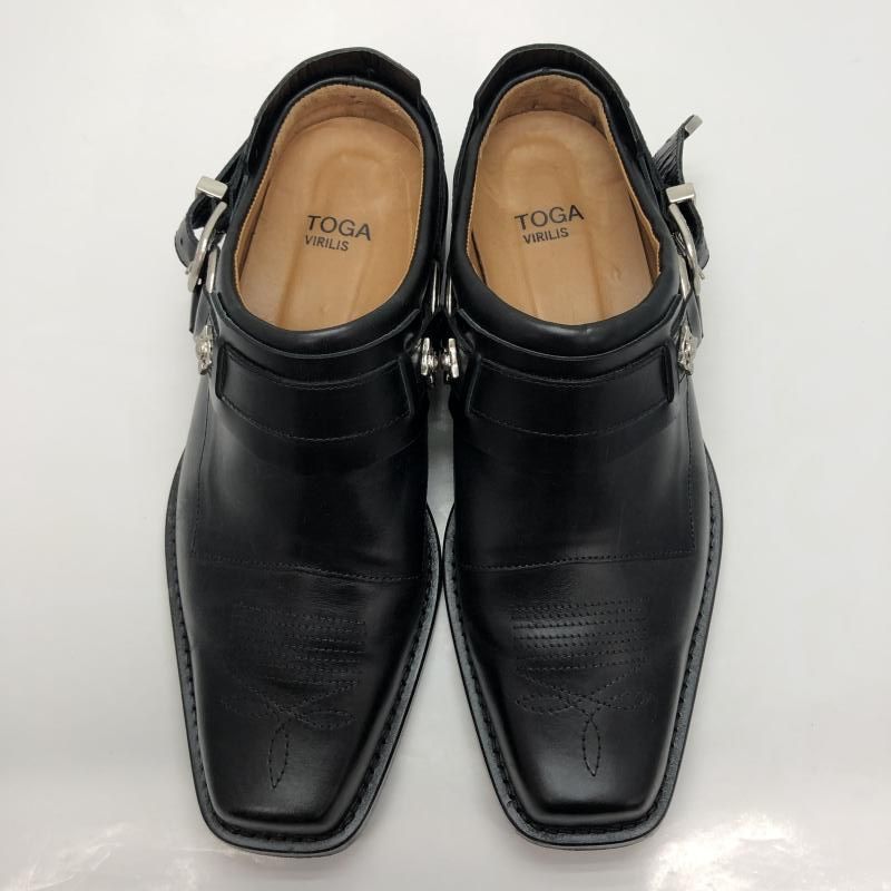 【代引き不可】 中古】Toga virilis サイズ41 0420G 黒 トーガ ビリリース[91 靴