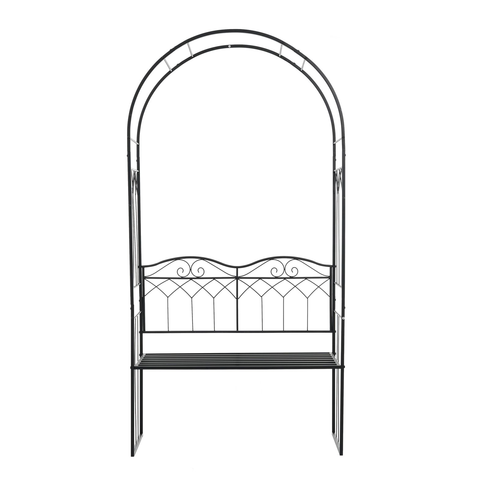 ガーデンベンチ 2人掛け ガーデンアーチ ローズアーチ 園芸 ガーデニング用品 Fine 花・ガーデン・DIY ガーデンベンチ 2人掛け ガーデンアーチ