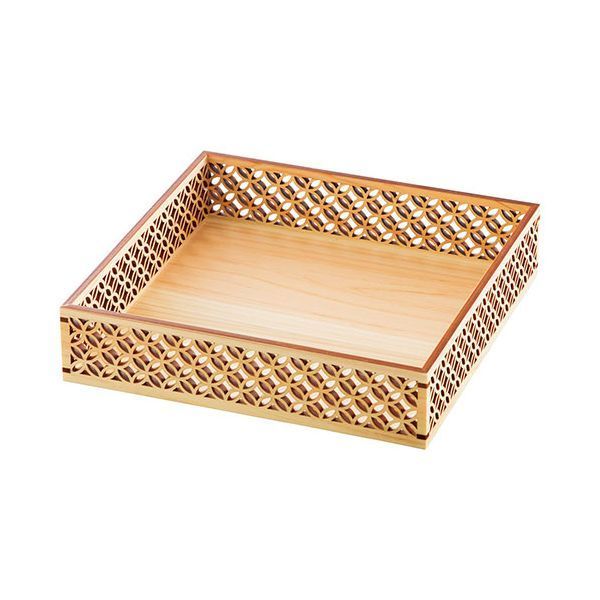 ヤマコー 用美 業務用 ひのき細密盛器 七宝 yamaco27579