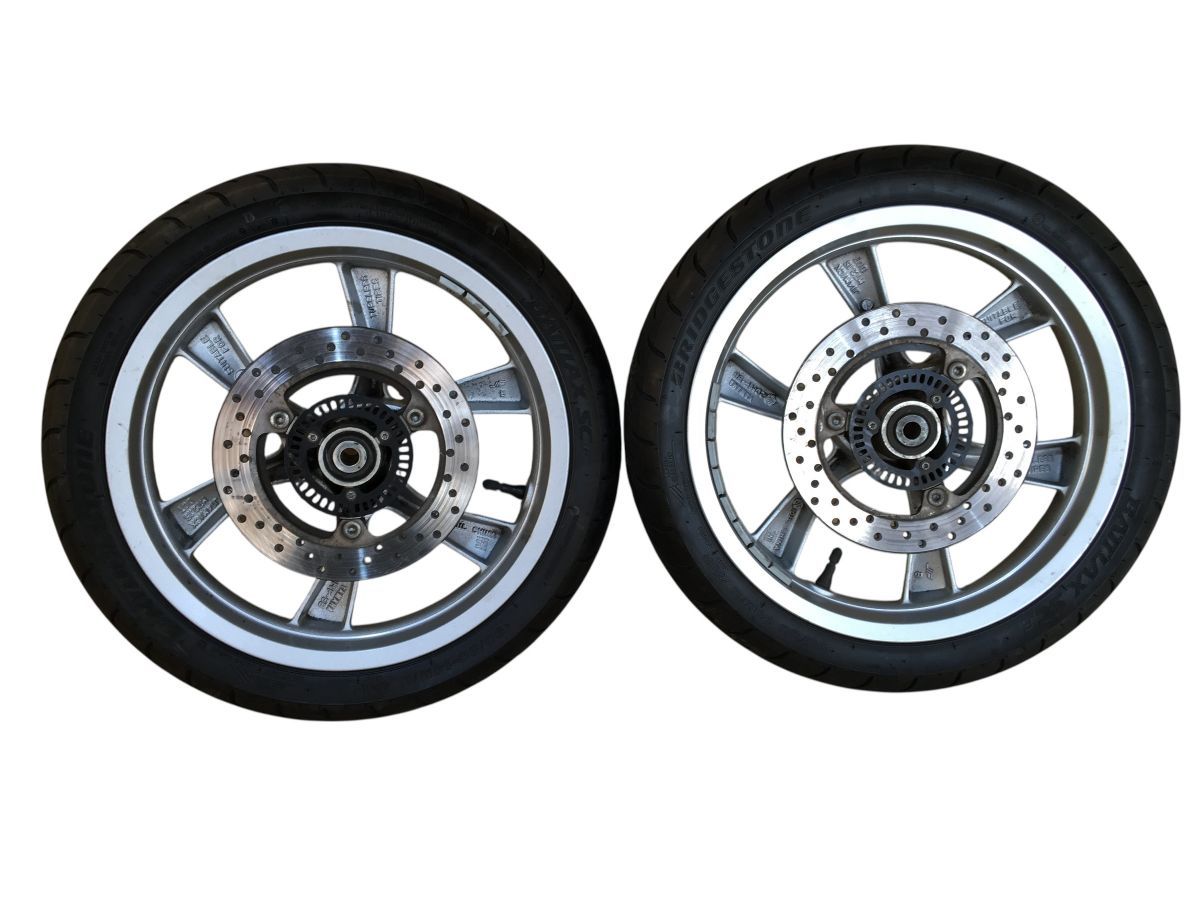 YAMAHA トリシティ125 SE82J フロントホイール ディスク付 レストア 組み換え 流用 ＯＨベースにも 振れ無し 2767-Z4357