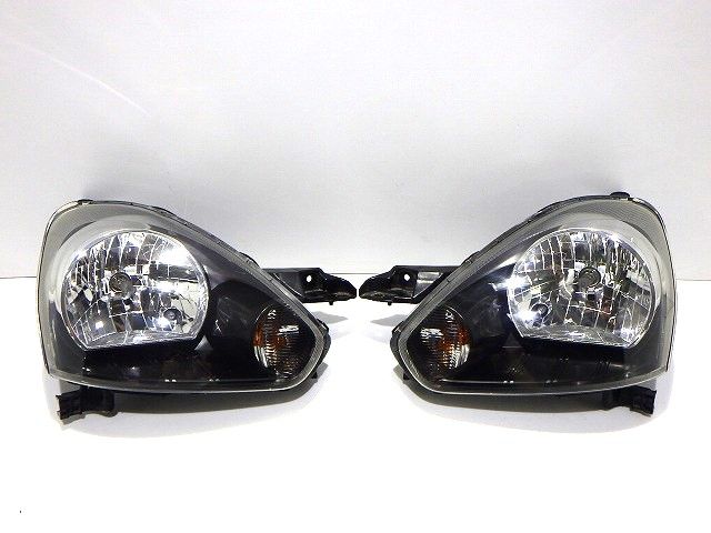 ミラ イース ヘッドライト 左右 ハロゲン LA300S LA310S 100-51076 レベ付 コーティング 比較的 250911176