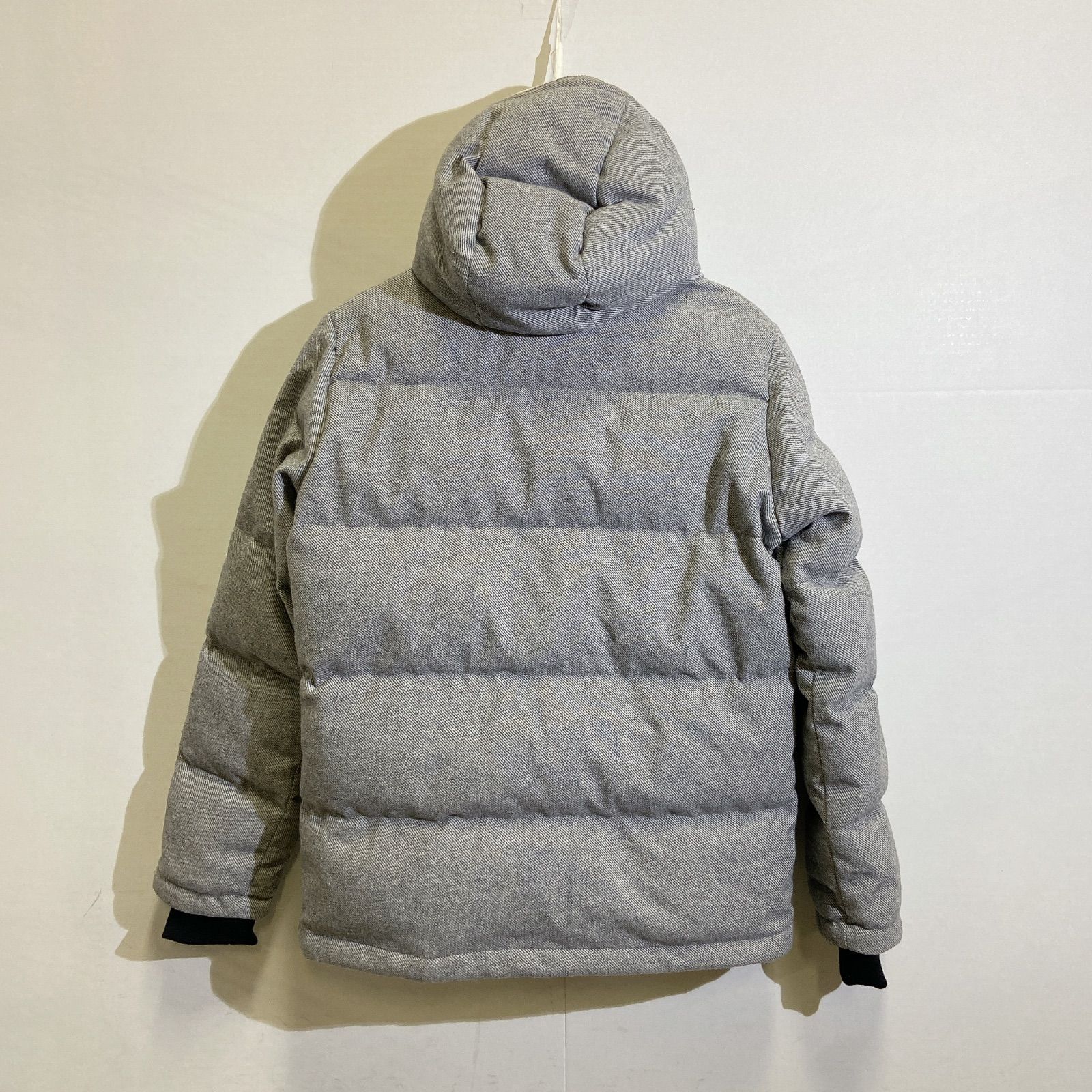 BEAMS HEART ビームスハート ウール ツイル ダウンジャケット グレー M 