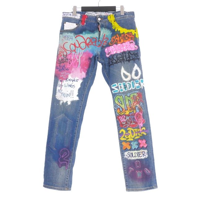 ディースクエアード DSQUARED2 22SS COOL GUY DROPPED マルチ ディースクエアード DSQUARED2 22SS COOL GUY DROPPED マルチ