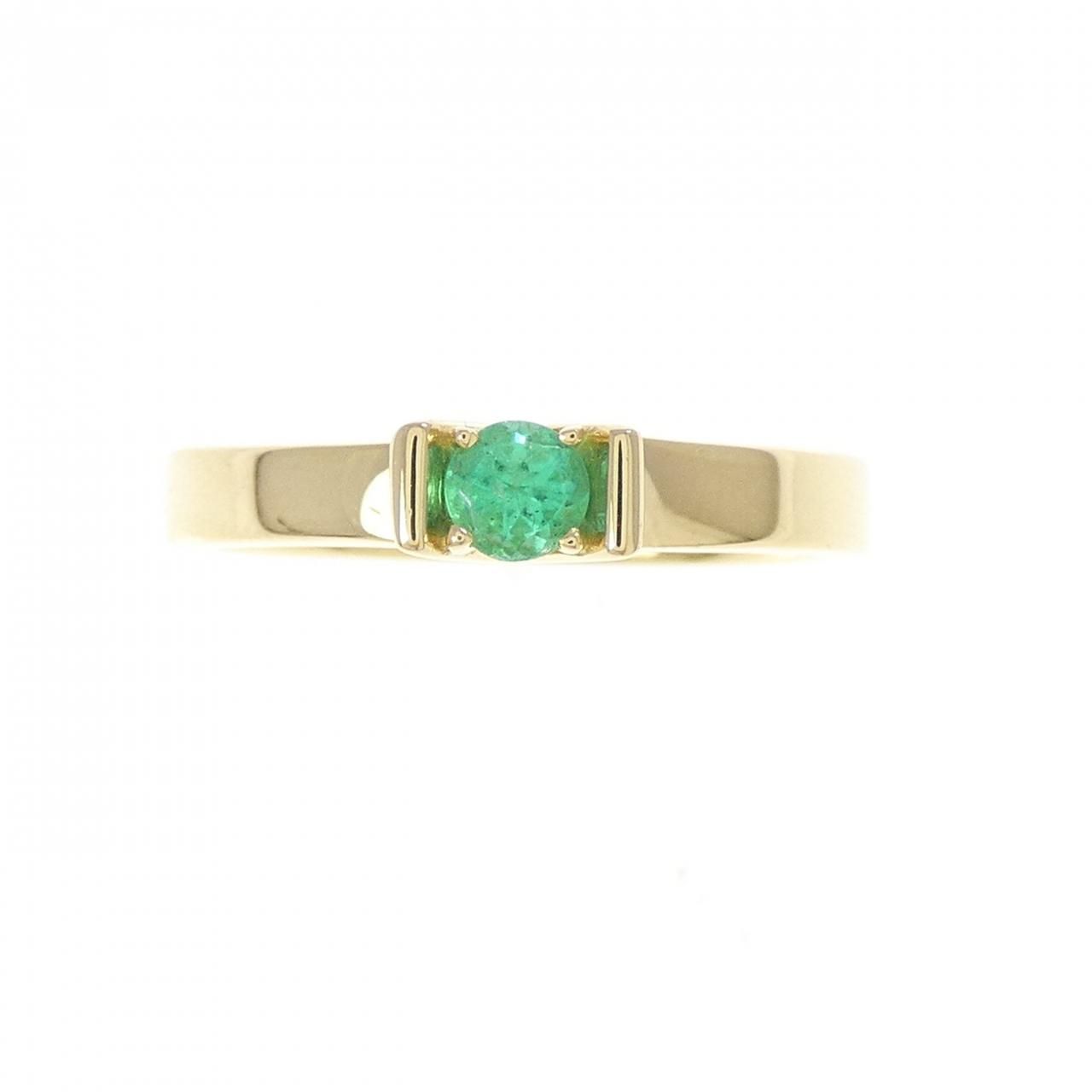 ギンザ タナカ エメラルド リング 0.12CT