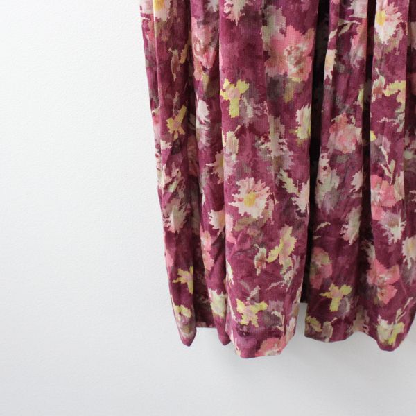 専用ハグオーワー 花柄 シフォン ロングワンピース 極美品✦ฺ