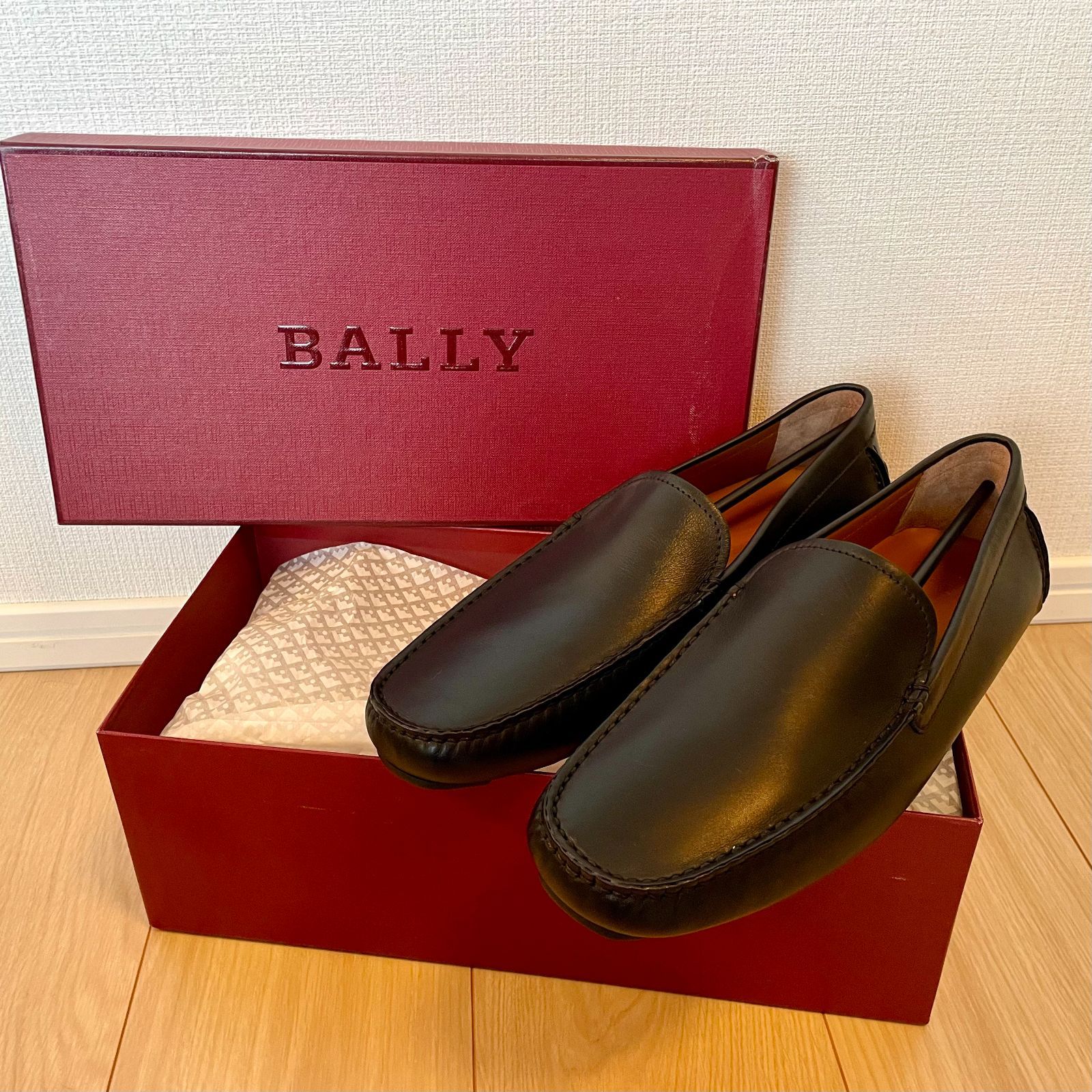 専用♪ 新品未使用 【27.0cm】 BALLY ローファー WALTON.O ブラック 
