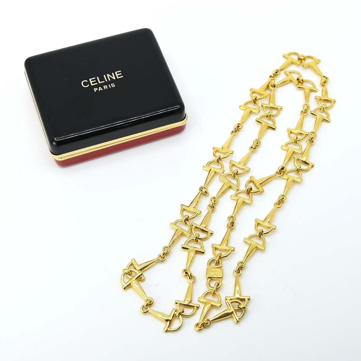 セリーヌ CELINE ネックレス GP 85cm 箱付き M635 - メルカリ