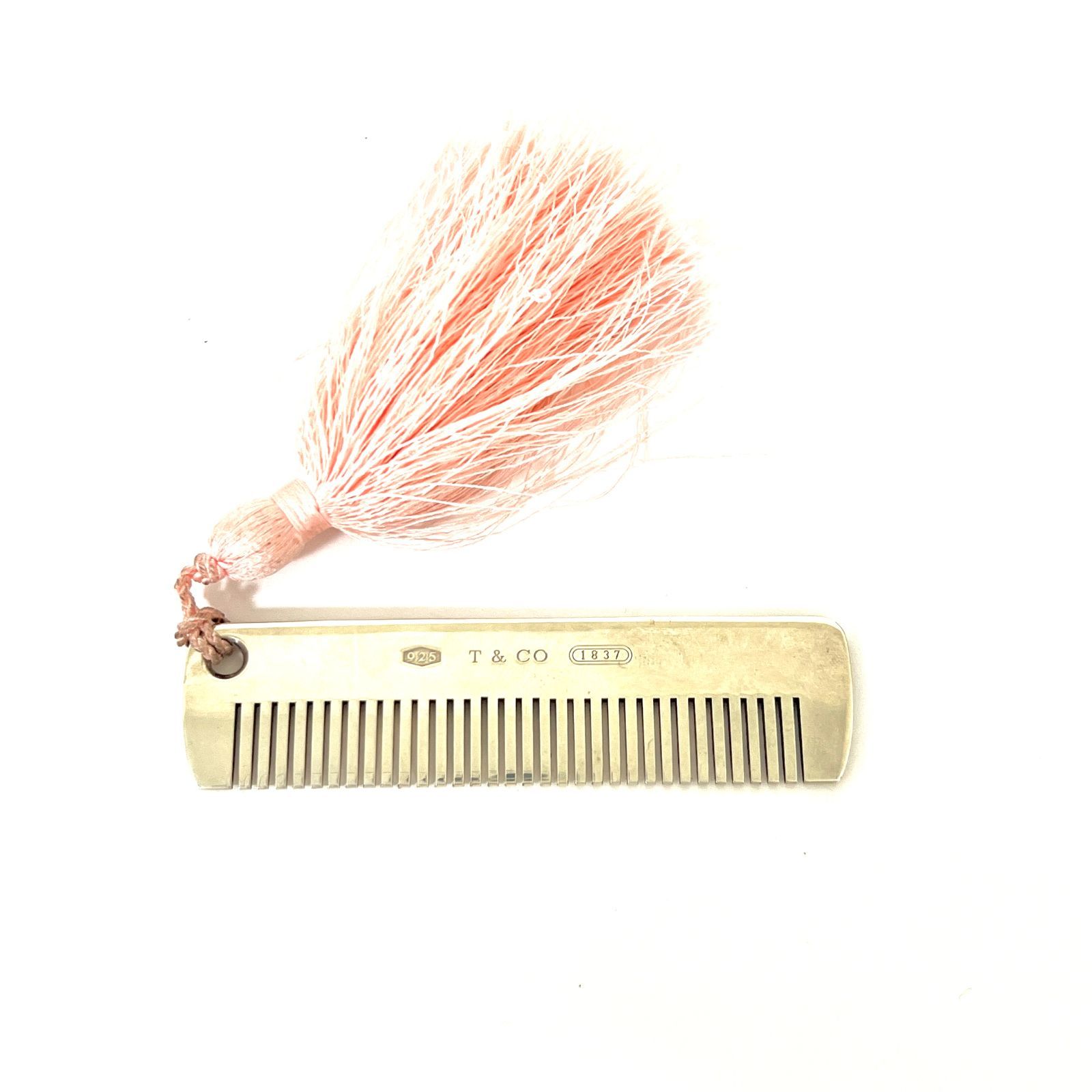 SD2052 Tiffany＆Co. ティファニー 1837 SV925 シルバー タフセル ベビーコーム くし 櫛 ヘアアクセサリー