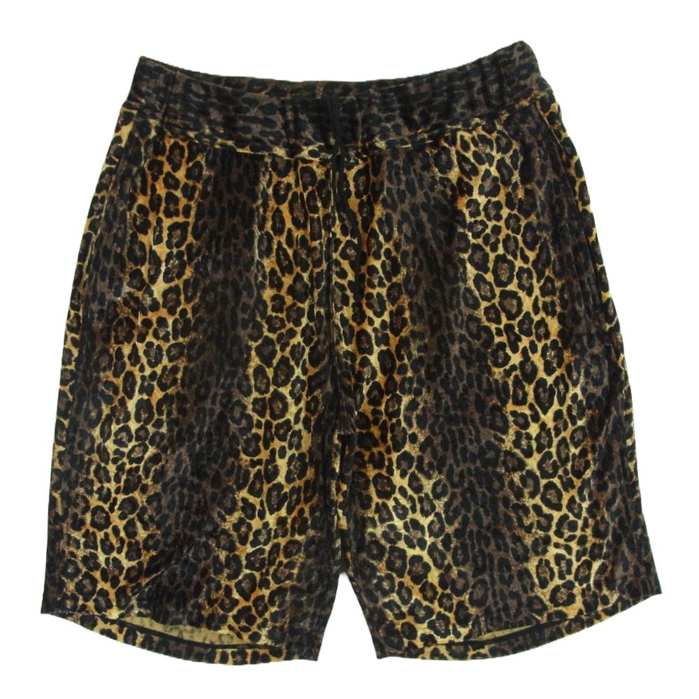 WACKO MARIA ワコマリア レオパード ショート パンツ ゴールド系 ブラウン系 ブラック系 XL