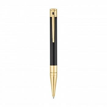 S.T. Dupont エス テー デュポン D-イニシャル ボールペン ブラック | ゴールデン 265202