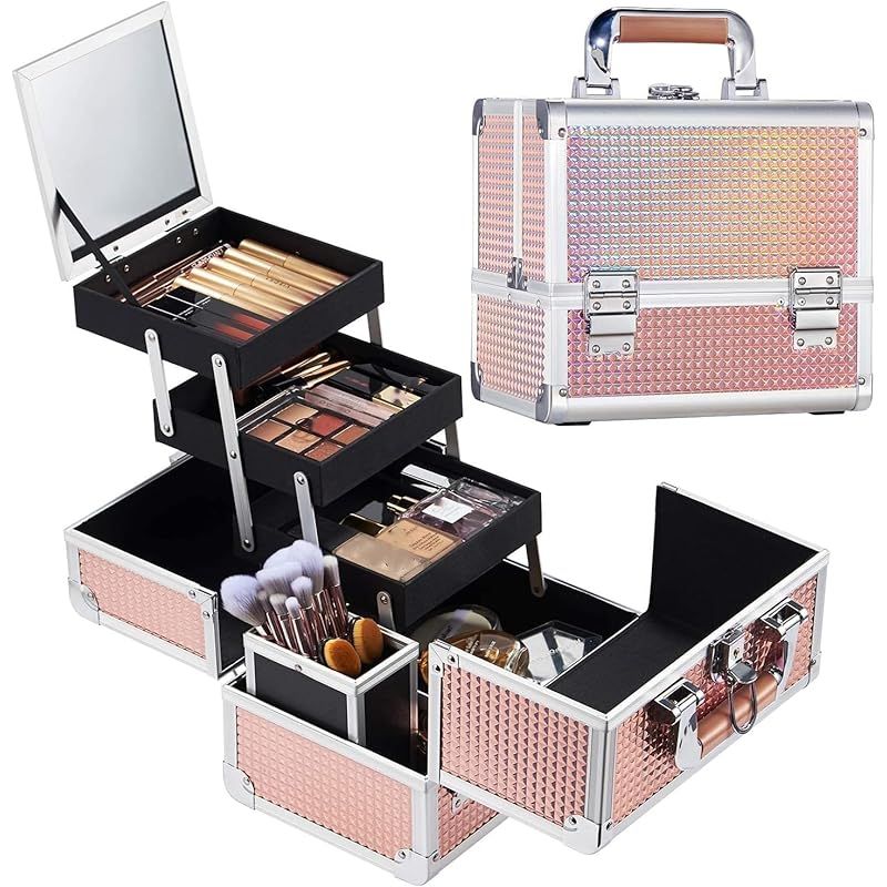 サンリオ(SANRIO) メイクボックス マイメロディ 化粧品収納 持ち手付き