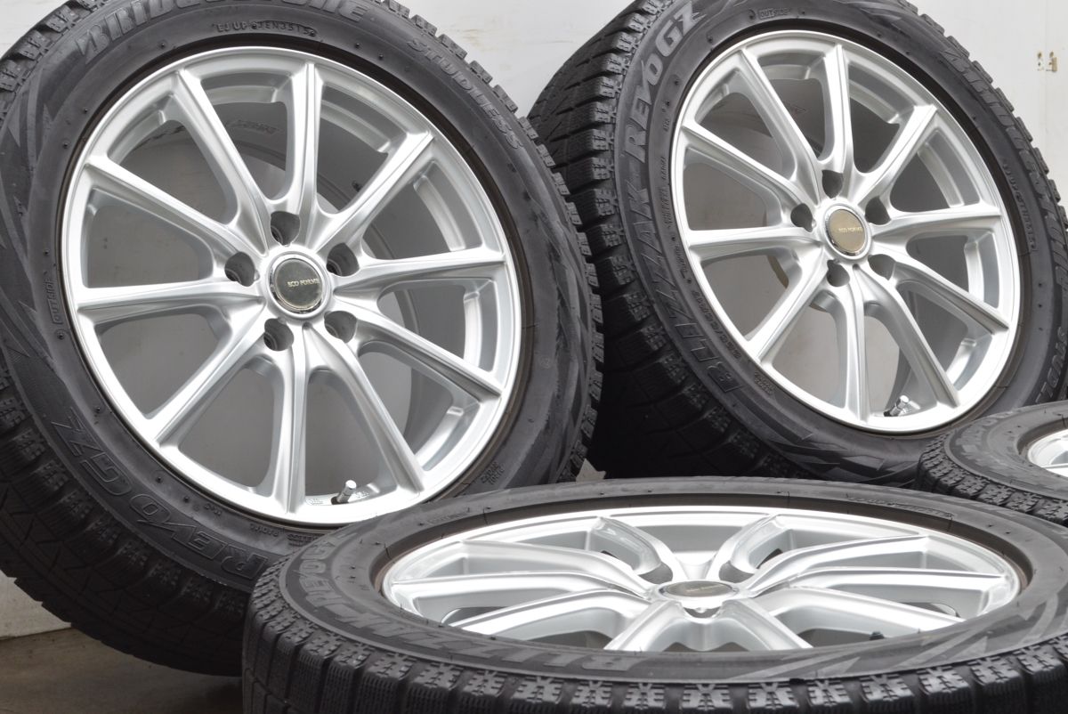 冬用 美品 EUROSPEED ガンメタ バリ山 225/60R17 スバル XV 