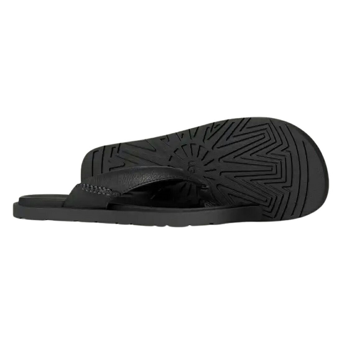 UGG ブラック ビーチサンダル Amazon | [アグ] サンダル Seaside Flip Leather メンズ