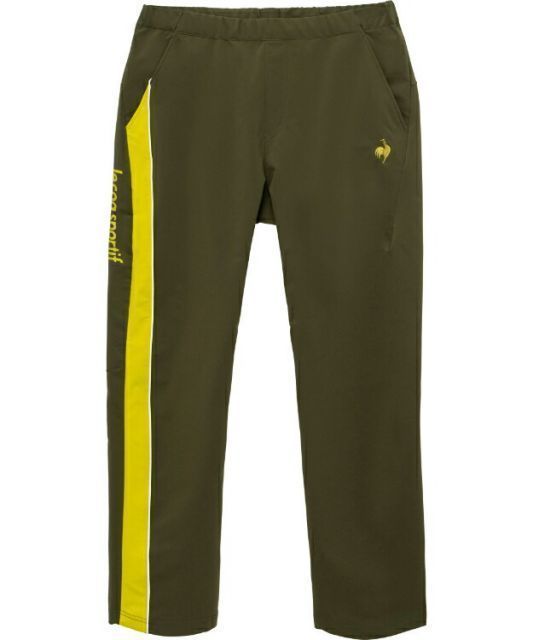 le coq sportif ルコック ヒートナビクロス ロングパンツ カーキ S QMMWJG21 KH | 衣類 服 ウエア ボトムス パンツ ズボン ヒートナビ 保温 光吸収発熱 はっ水 防寒 紐付き ストレッチ デイリーユース 
