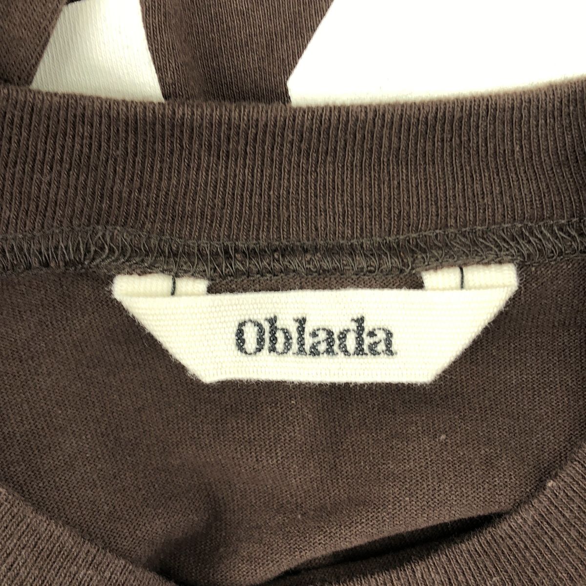 oblada / オブラダ | 2025SS | 92 STEADY LONG TEE プリント Tシャツ | F | ブラウン | レディース oblada / オブラダ | 2025SS | 92 STEADY LONG TEE プリント Tシャツ