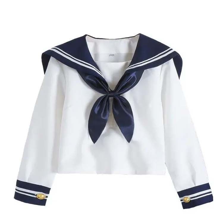 送料無料 キッズ 半袖 長袖 学生服 コスプレ 衣装 セーラー服 スーツ 子供 女の子 こどもスーツ 女子高生 制服 上下セット セーラーセット 4点セット ミニスカート シャツ ブラウス コスチュ