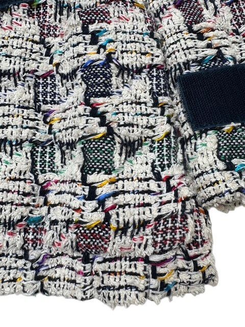 17SSマジックテープ付マルチツイードジャケット CHANEL