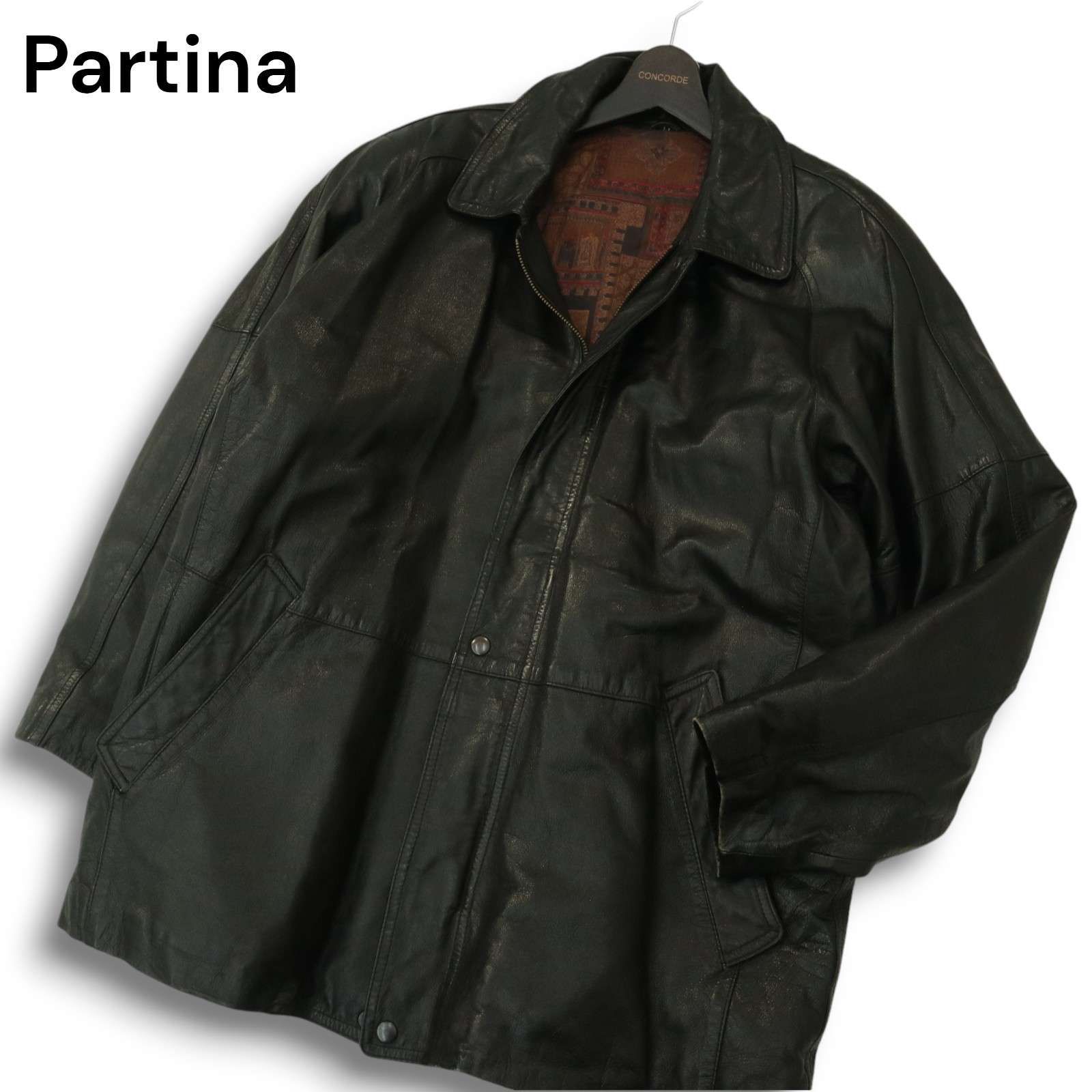 シープスキン】パルティナ Partina レザーコート ジャケット 羊革  