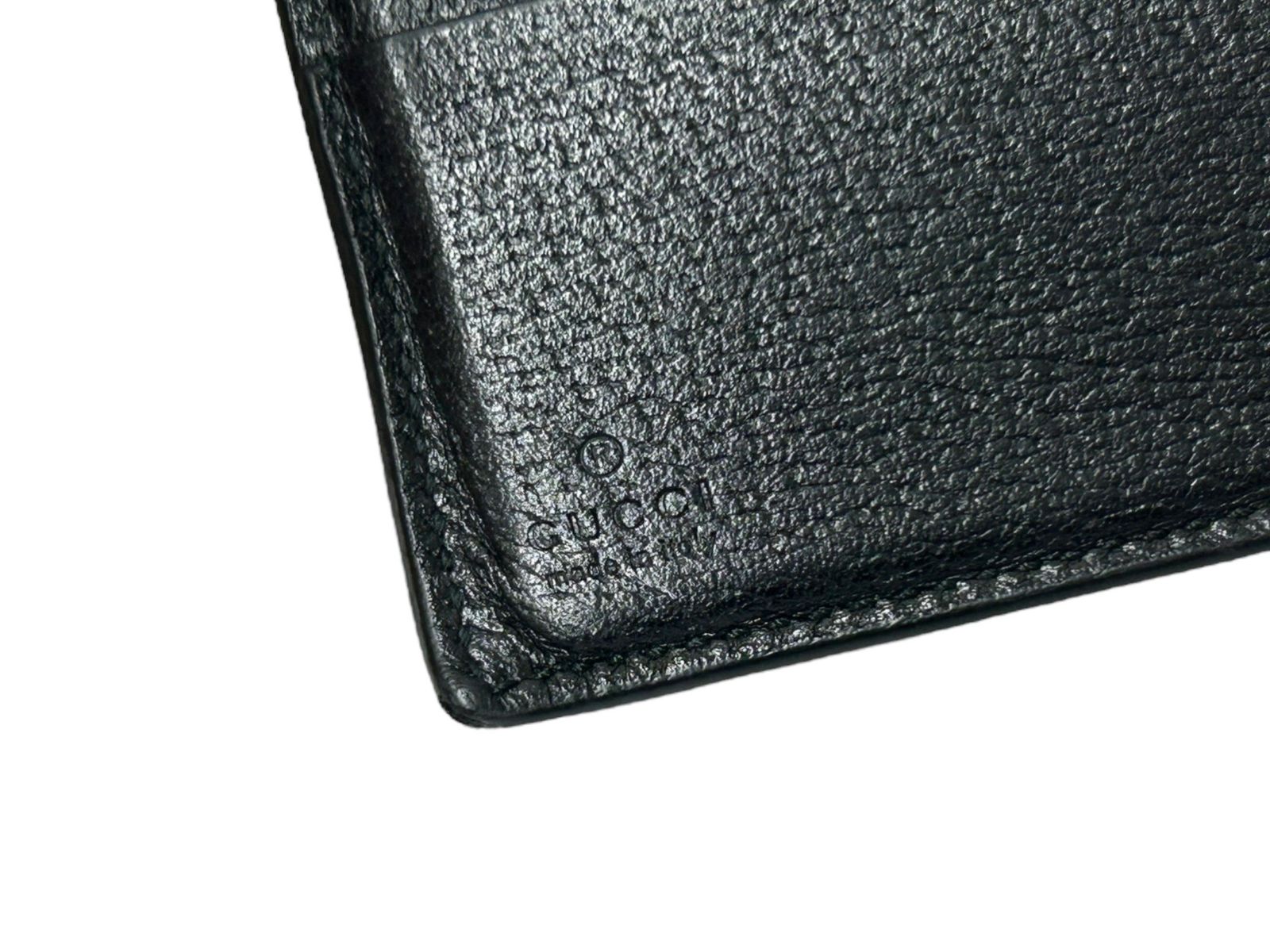 GUCCI (グッチ) 二つ折り財布 GGマーモント ダブルG レザー