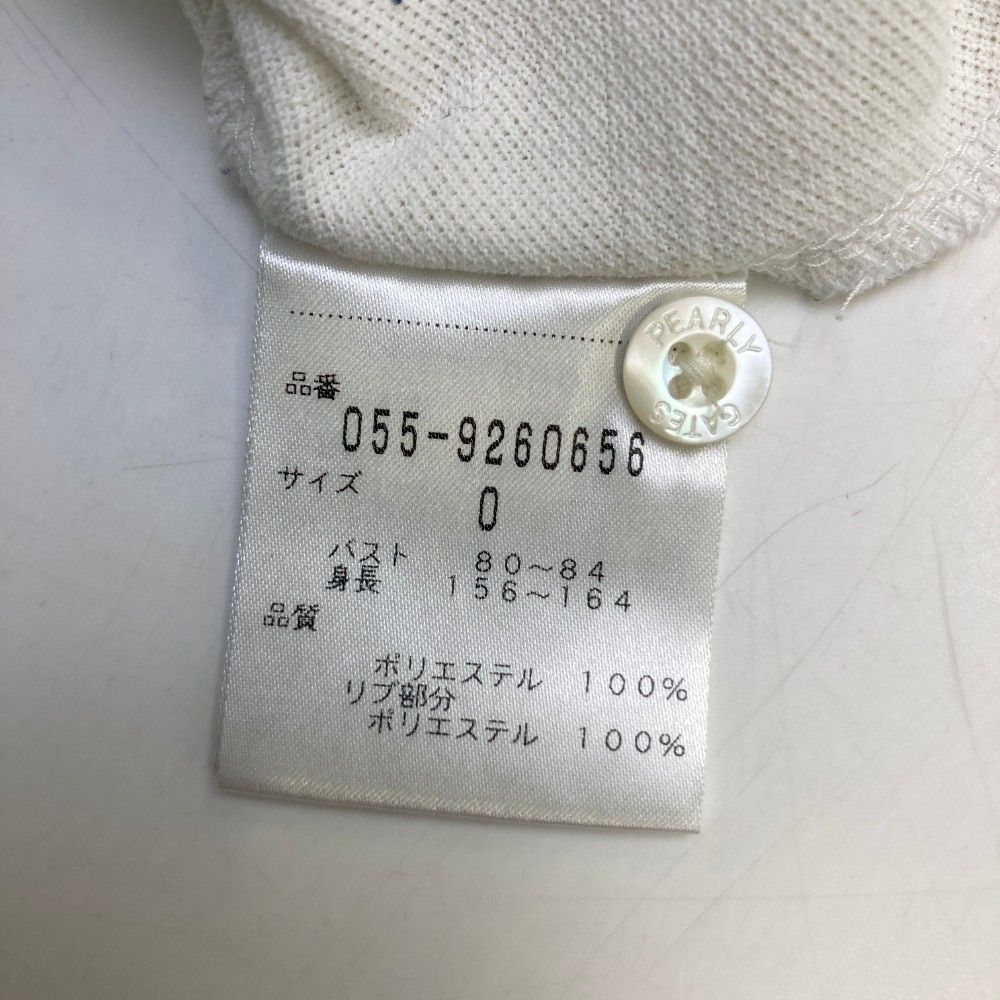 パーリーゲイツ⭐︎セット　サイズ① サイズ：0 PEARLY GATES パーリーゲイツ 半袖ポロシャツ ホワイト系