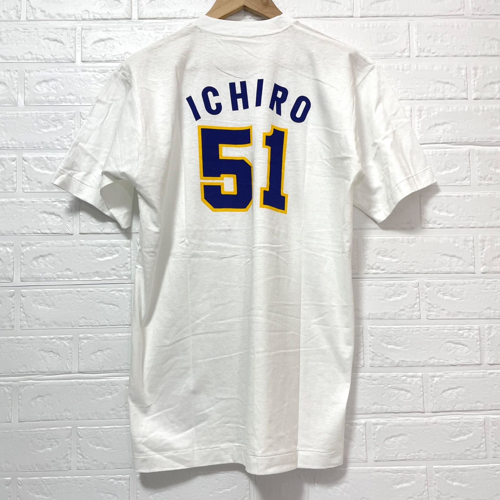 w^)b 美品◎MITSUYA CIDER 三ツ矢サイダー ICHIRO イチロー 半袖T