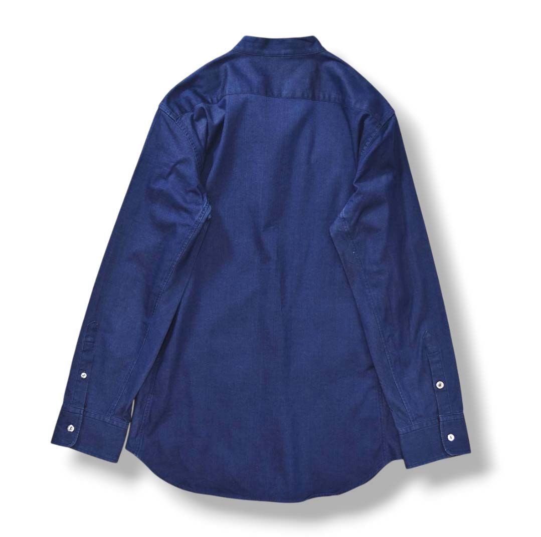 日本製 ジュン ハシモト junhashimoto 長袖 開襟 バンドカラー