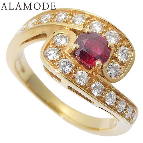 MOUAWAD(モワード) R0.54/D0.45 ルビー ダイヤモンド リング ルビー  