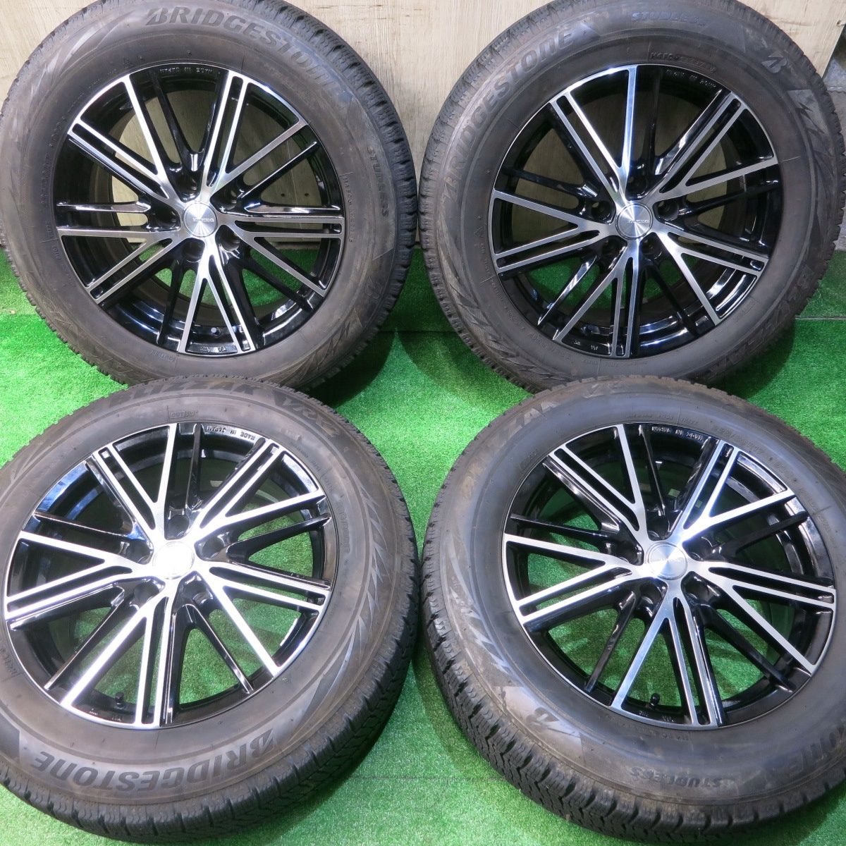 バリ溝 キレイ 9.5分 スタッドレス 225|60R17 ブリヂストン ブリザック VRX2 ECO FORME CRS161 エコフォルム 17インチ PCD114.3|5H 5051605NJス