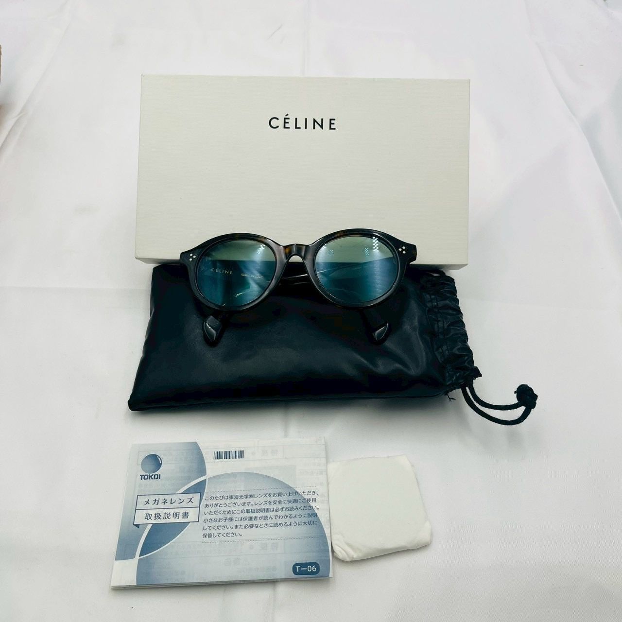 未使用　オールドセリーヌ　サングラス　フィービーファイロ　ブラック CELINE サングラス ブラック ボストン CL40034F フィービー