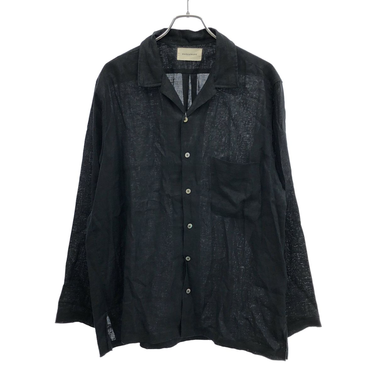 markaware マーカウェア 25SS HEMP SHIRTING COMFORT FIT OPEN COLLAR  