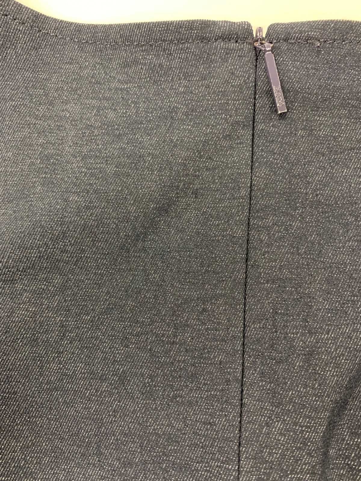 ルネ basic 5926240 ワンピース 32 ネイビー デニムギャザードレス  