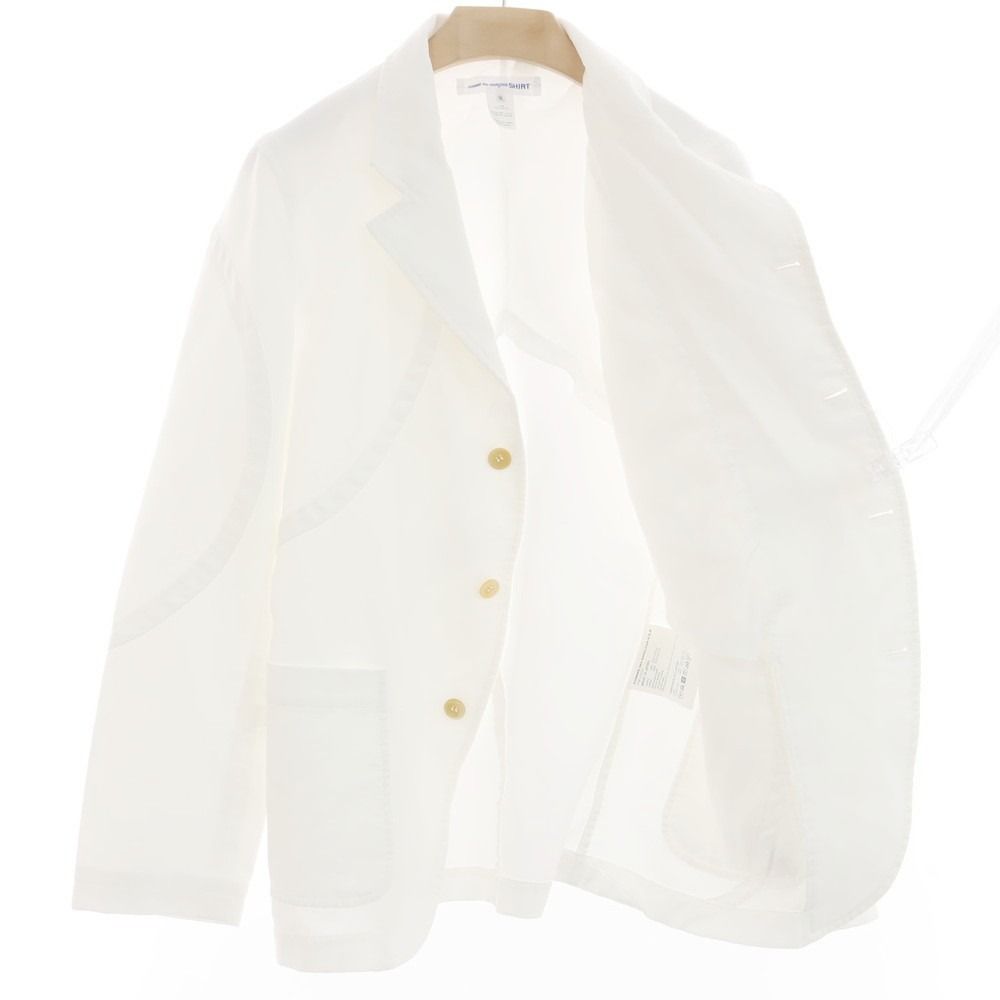 COMMEdesGARCONS コムデギャルソン ホワイト RJ-10008M ポリエステル100 シャツ ホワイト M トップス ポリエステル レディース 中古 COMMEdesGARCONS コムデギャルソン ホワイト RJ-10008M