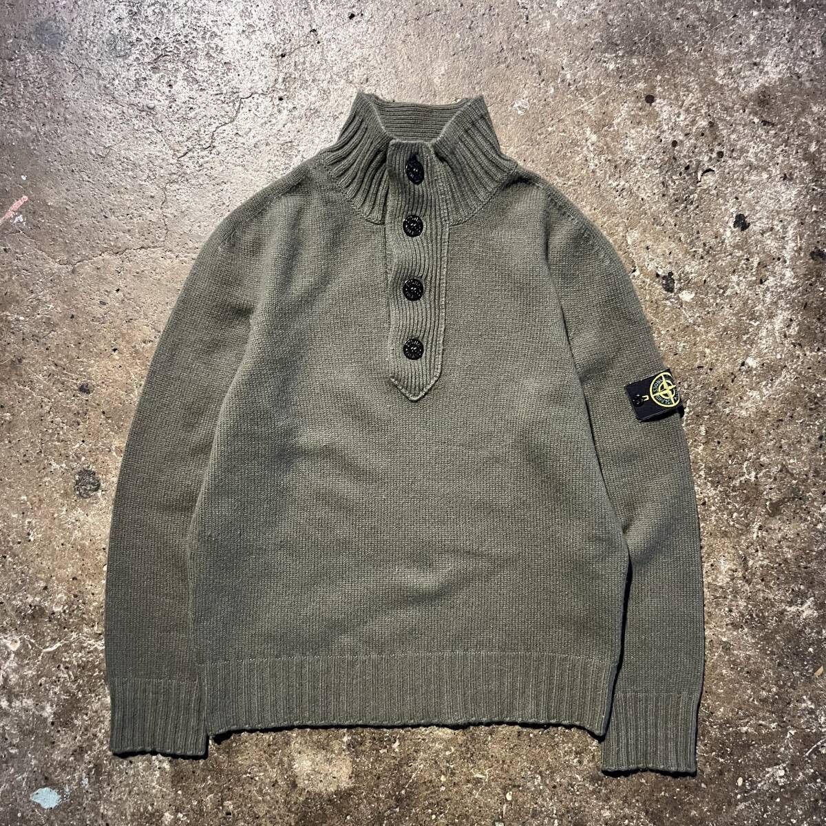 STONE ISLAND 08aw ハーフボタンニット ストーンアイランド 2008aw 