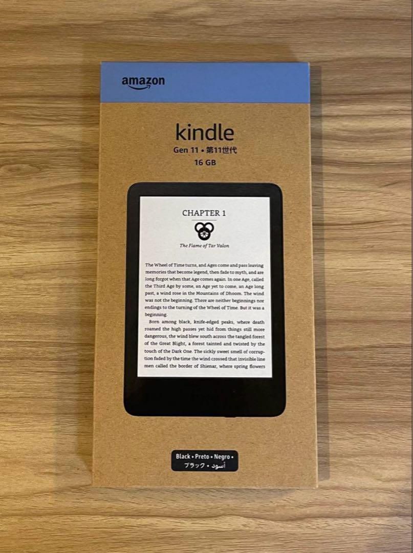 Amazon Kindle 16GB 第11世代 2024年発売モデル Kindle 第11世代 16GB ブラック 2024年最新モデル 6インチディスプレイ