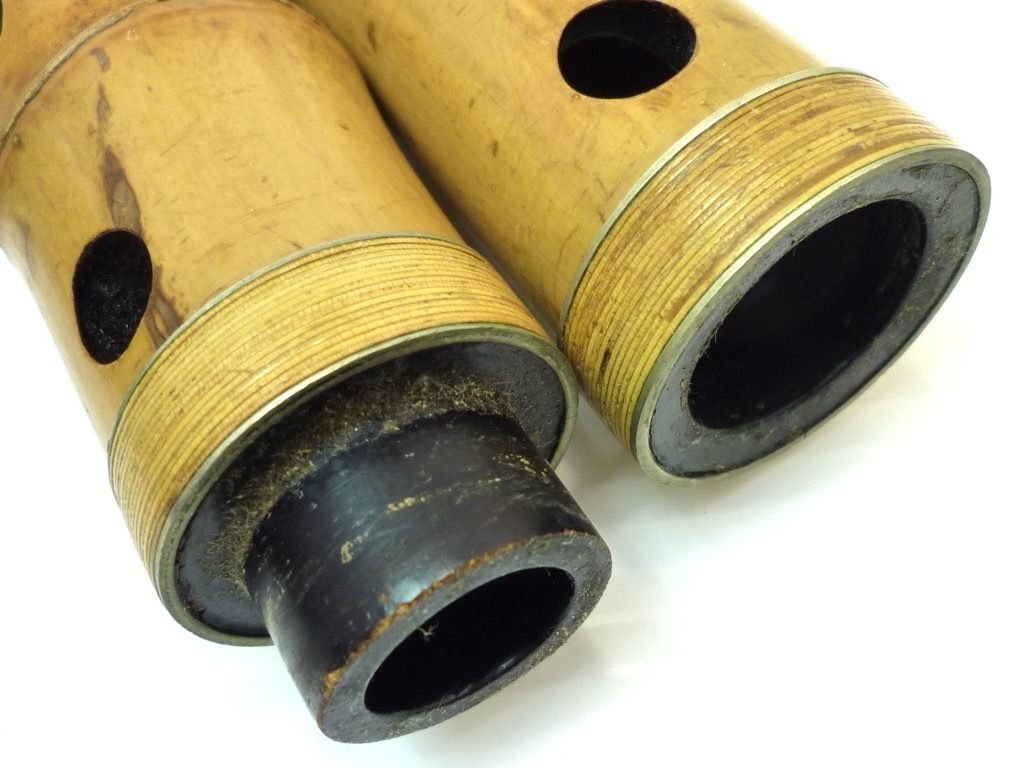 竹治在銘　銀巻尺八　約48.5cm 東N7-1025① 竹治在銘 銀巻尺八 約48.5cm 東N7-1025①