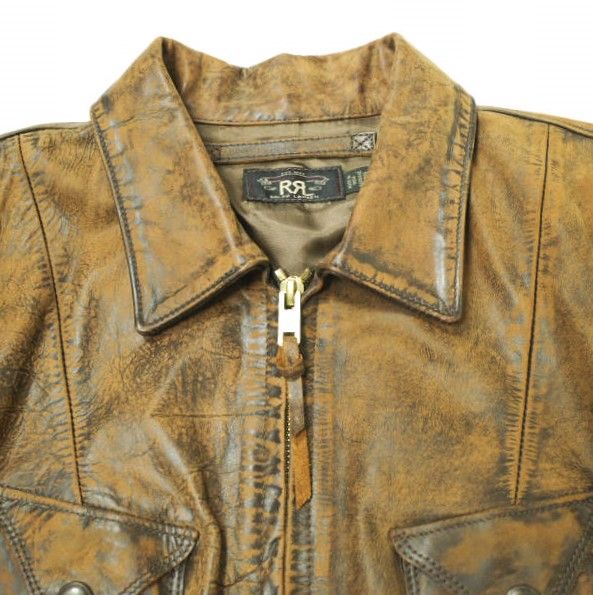 RRL ダブルアールエル フィッテド レザージャケット 282900913001 1 Brown 革ジャン Double RL ライダースジャケット レディース 定価323 400円 アウター lc31922 SIROKUMA-CORPORATION_COM