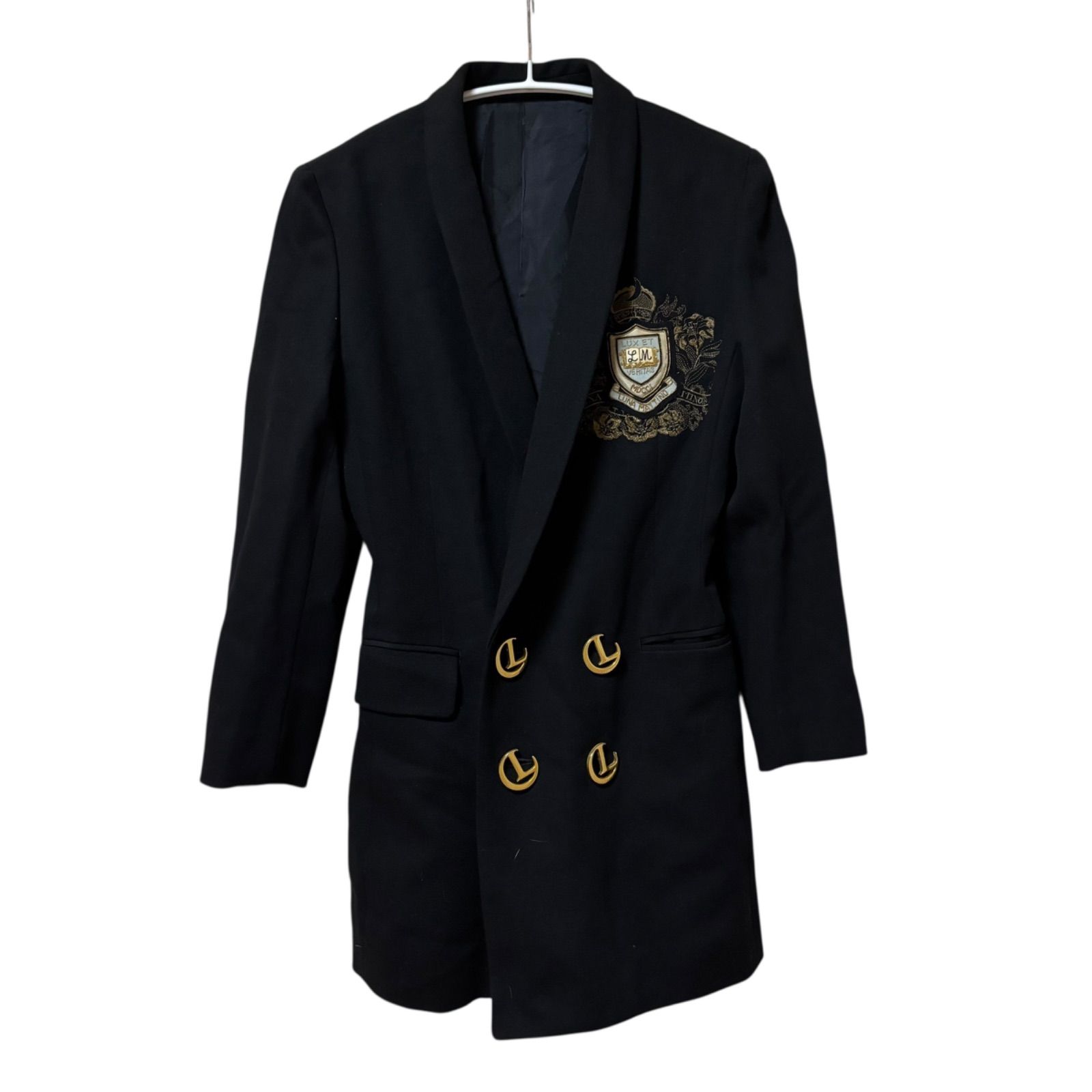 LUNA MATTINO ジャケット サイズL ブラック ゴールドボタン