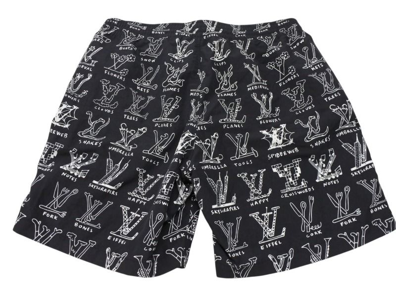 LOUIS VUITTON ルイヴィトン 21 SS モノグラムカートゥーン サーフパンツ スイムウェア RM 211 M ZKK HKW 02 W サイズM 4 b 007167