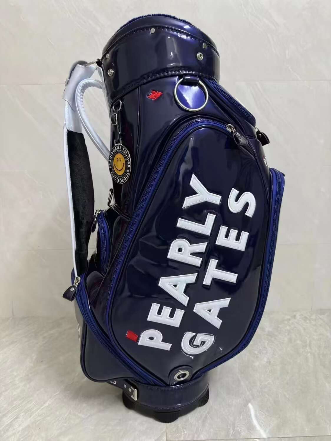 パーリーゲイツ9.0型エナメルキャディバック PEARLY GATES パーリーゲイツ 9.0型 エナメル キャディバッグ