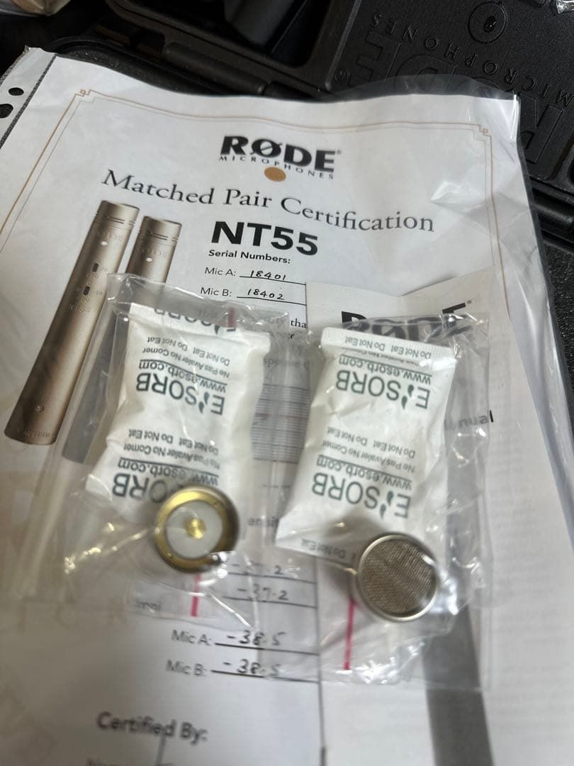 RODE NT55 Matched Pair ペア ケース付き 美品 スタンド RODE NT55 Matched Pair ペア ケース付き スタンド 美品 - メルカリ